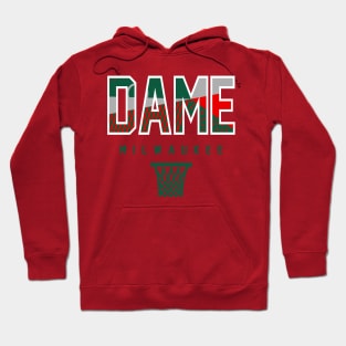 Dame Milwaukee Basketball Red Throwback Hoodie